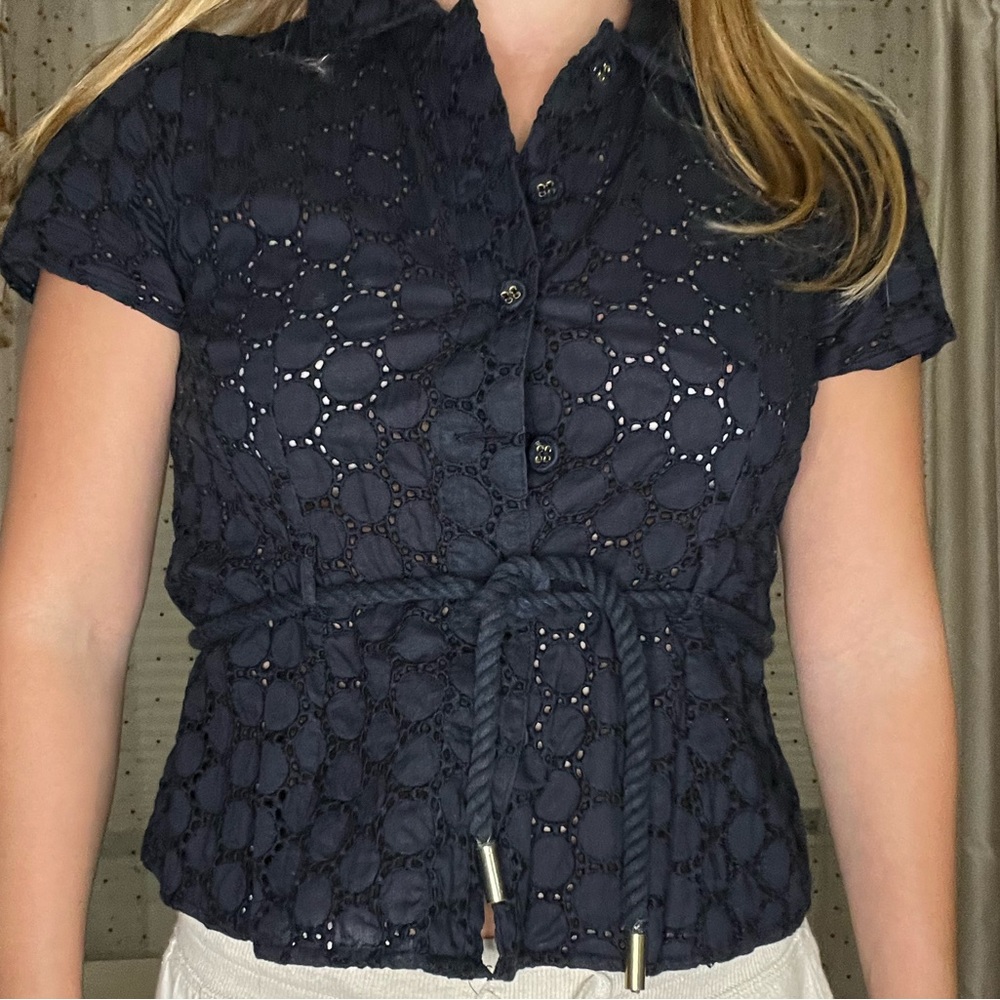Navy blue shirt